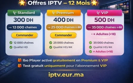 Abonnement à vie IPTV Player Smart TV Meilleur Prix Maroc